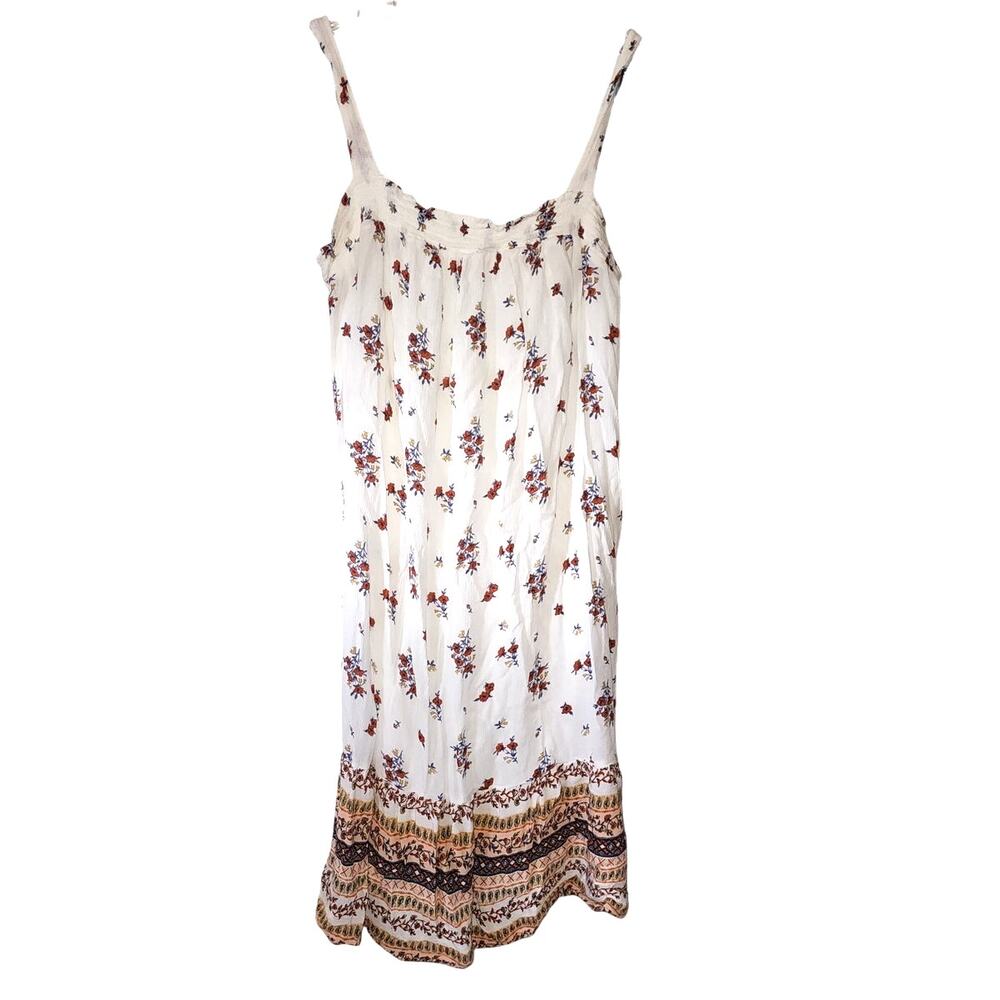 Old Navy Boho Tank Floral Midi Flowy Dress Size Large